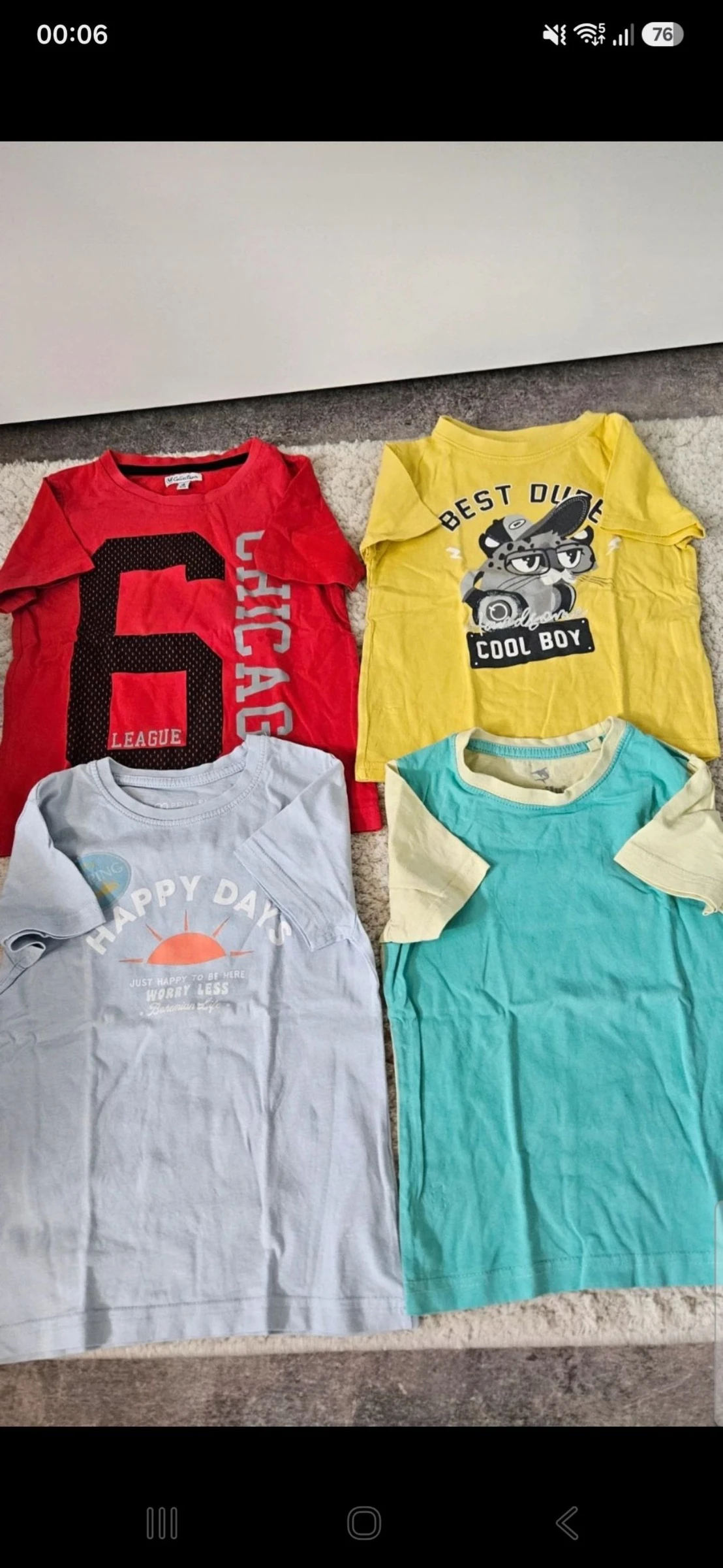 Lot Tee-shirt 3/4 ans en bon état